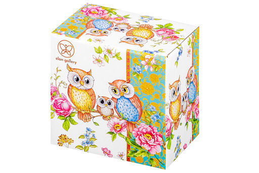 Кружка 400 мл 11,5*7,5*10,5 cм Совушки NEW BONE CHINA - Elan gallery фото 8
