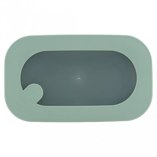 Контейнер для продуктов пластмассовый Нео 0,9л, 21x12,5x7см, прямоугольный, герметичный, с крышкой, фисташковый, клапан для выпуска пара, подходит для СВЧ (Россия) - Домашняя мода фото 4