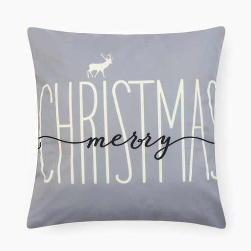 Набор декоративных новогодних наволочек «Этель. Hello, winter» 40×40 см, 4 штуки, велюр