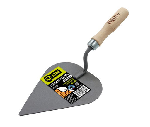 Кельма штукатура (сердце), порошковая покраска, деревянная ручка, 320 х 140мм 02-14-014