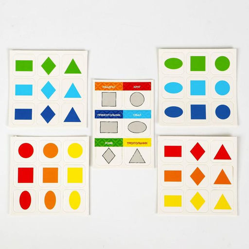 Развивающий набор-сортер Найди общее. Формы и цвета, 3+ - Лас играс фото 4
