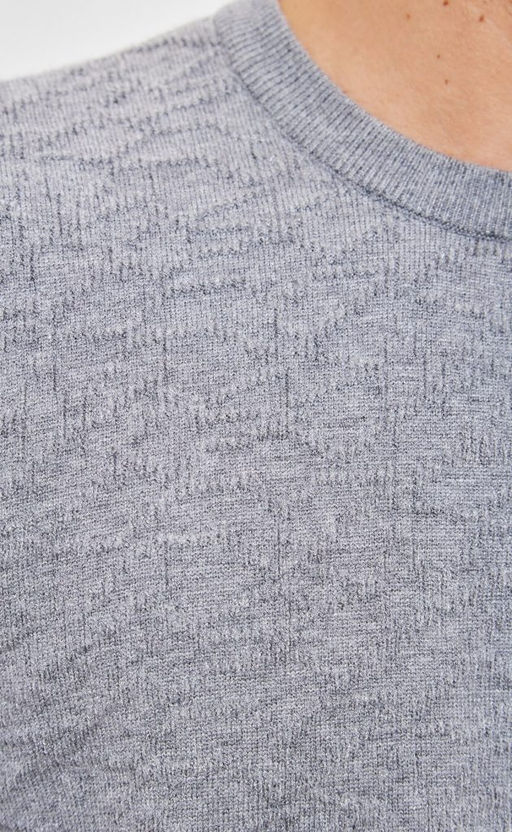 Джемпер мужской P321-15205 серый меланж - Primm фото 7