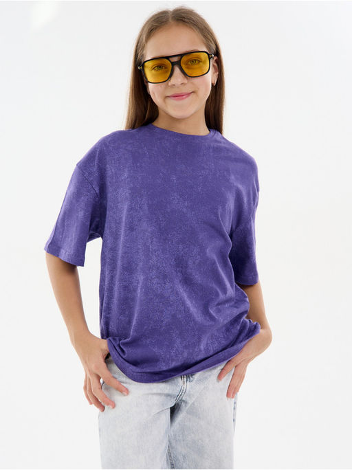 Футболка Винтаж фиолет Девочка
