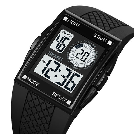 Часы наручные Skmei мужские электронные спортивные 1967black-white