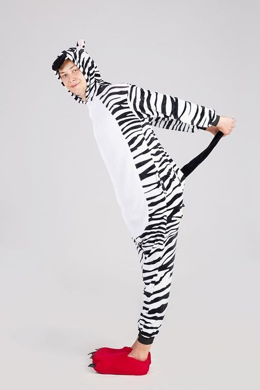 Пижама кигуруми Зебра