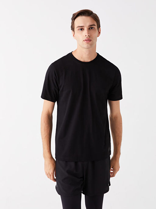 Bisiklet Yaka K?sa Kollu Erkek Spor Ti??rt - Waikiki фото 2