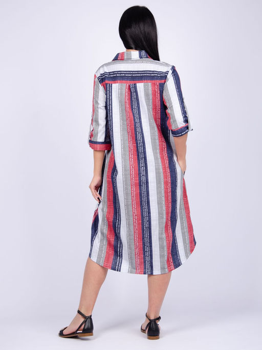 Платье "Анита" красное, трикотаж