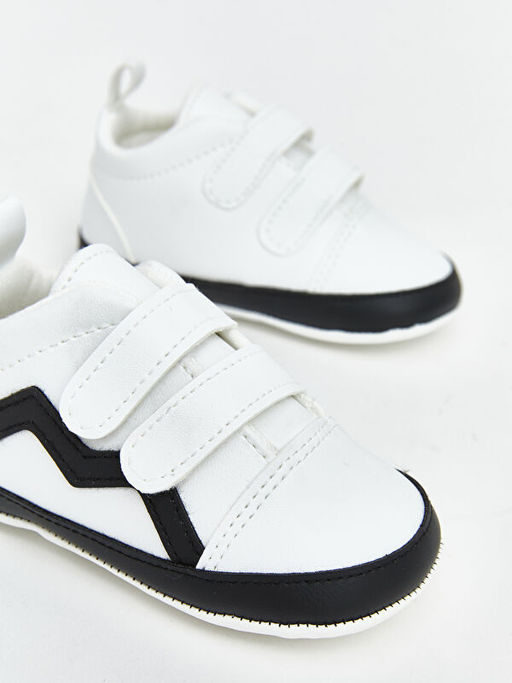 Deri G?r?n?ml? Erkek Bebek Spor Ayakkab?