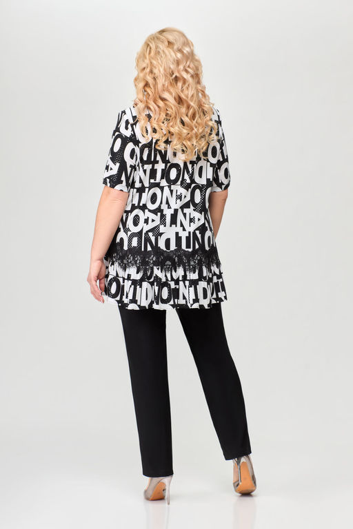 Костюм Svetlana Style 1885 черный+буквы