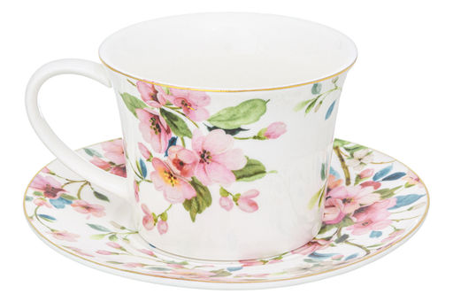 Чайн. наб. 12 пр. 270 мл Яблоневый цвет на белом NEW BONE CHINA - Elan gallery фото 7