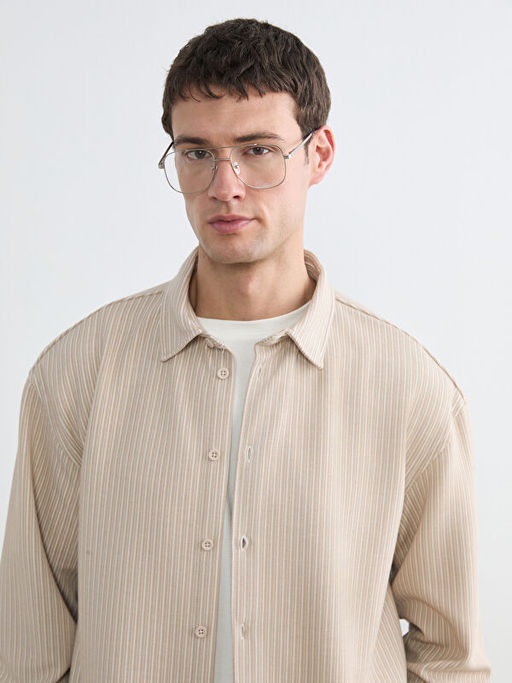 Regular Fit Dokulu Erkek G?mlek