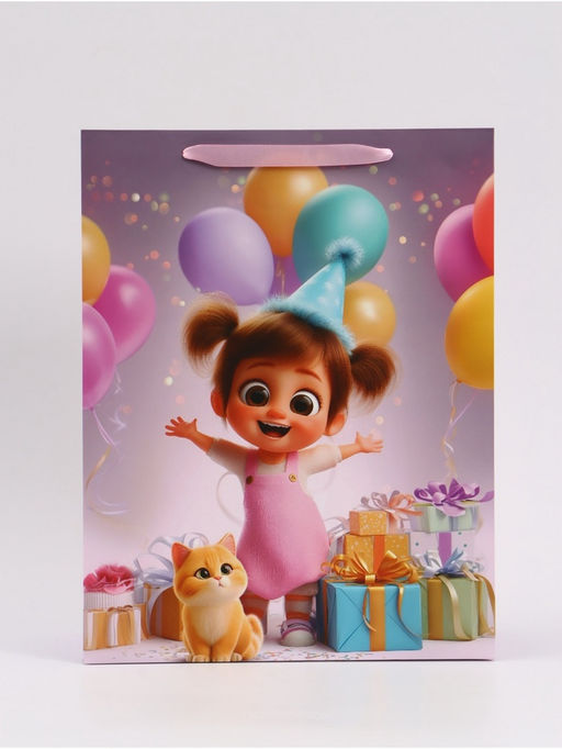 Пакет подарочный «Радость», 31×40×11.5 см