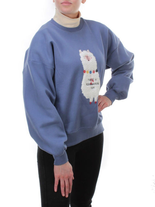 D-5627 Толстовка с высоким горлом (27% хлопок, 70% полиэстер, 3% вискоза)