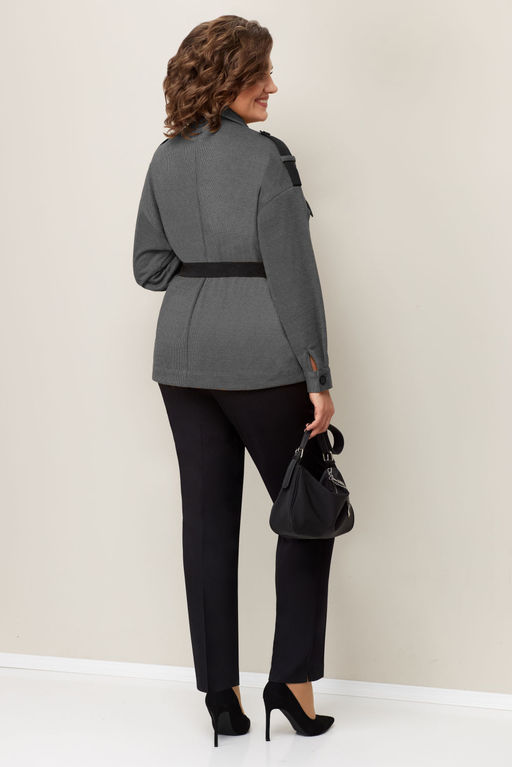 Костюм VOLNA 1312 серо-черный  фото 2