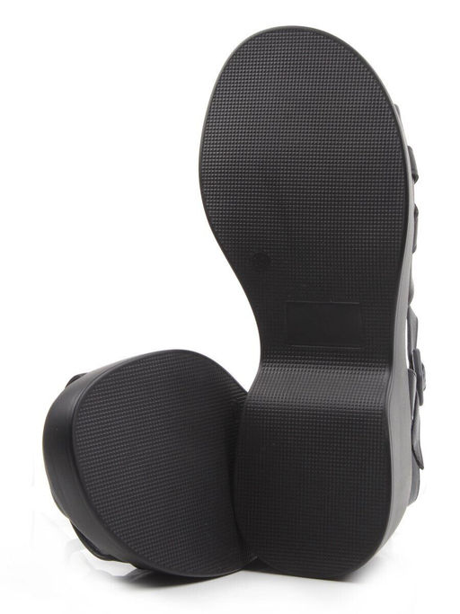 08-XL693-1 BLACK Босоножки женские (натуральная кожа)