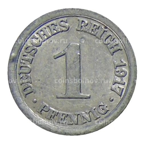 1 пфенниг 1917 года А Германия