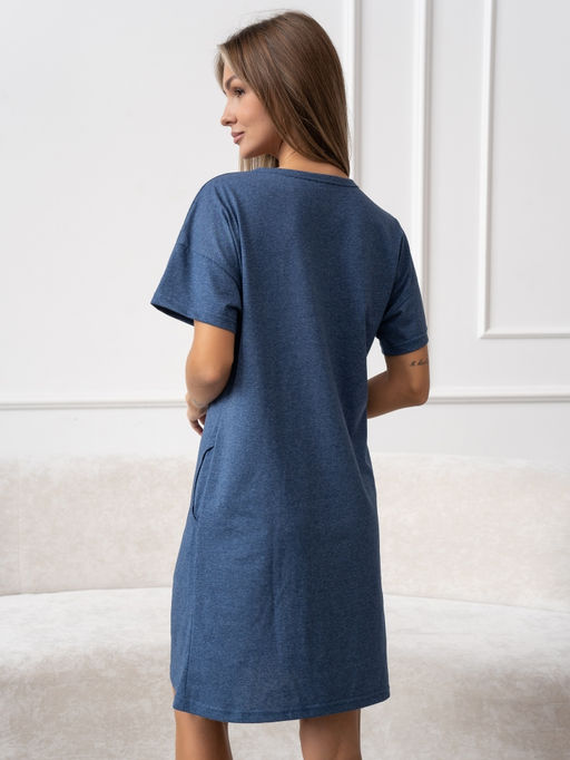 Туника жен.арт.388/3-5,индиго - Binita фото 7