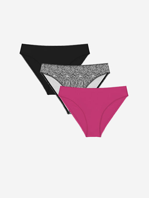 Desenli Bikini K?lot 3l?