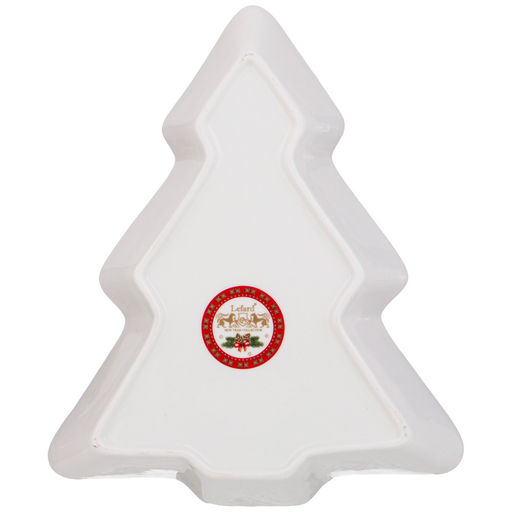 БЛЮДО LEFARD С НОВЫМ ГОДОМ! В ФОРМЕ ЕЛКИ 25Х21Х4 СМ КРАСНОЕ  фото 4