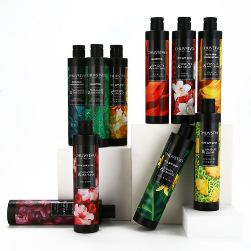 Гель для душа, 300 мл, аромат пион и сандал, CHUVSTVO by URAL LAB  фото 11