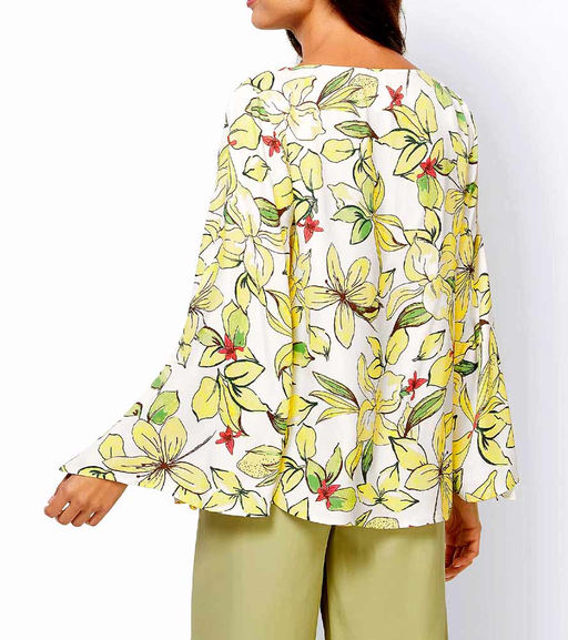 Блузка, экрю-лимонная - Ashley brooke фото 4