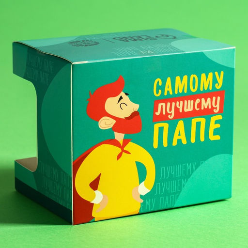 Подарочный набор Ты мой герой: чай зелёный 50 г., кружка 300 мл. - Simaland фото 6