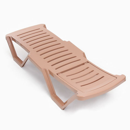 Шезлонг «Модерн» 187×63×43 см, коричневый