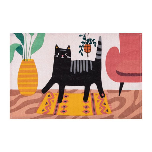 Набор кухонных полотенец Доляна Сats 35х60см-7шт, 100% хлопок  фото 2