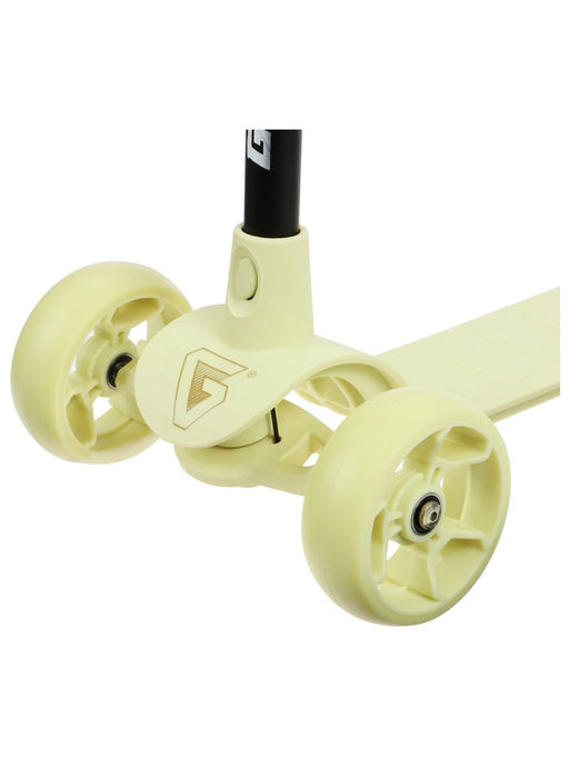 Самокат детский GRAFFITI Baby 24, колёса PU 120/100 мм, жёлтый