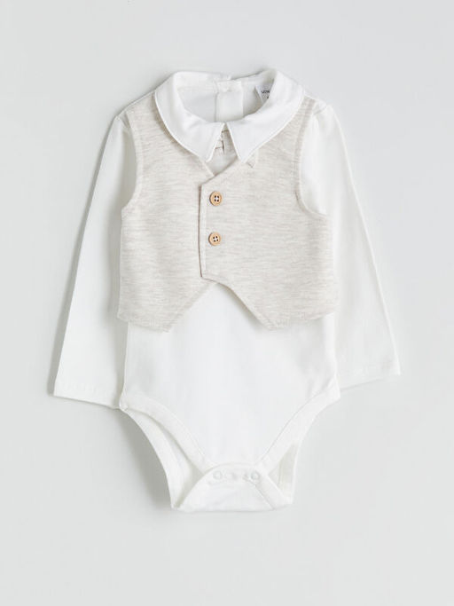 Erkek Bebek ??t??tl? Body ve E?ofman Alt 2li