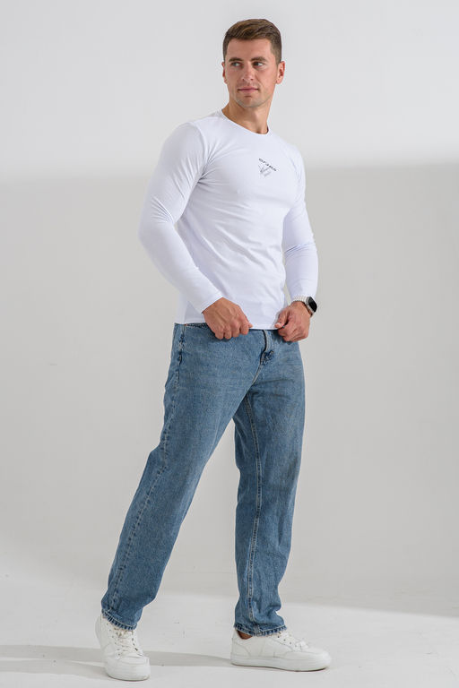 8562 футболка с дл.рукавом унисекс