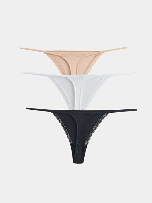 Dantel Detayl? Tanga K?lot 3l? Paket - Waikiki фото 2