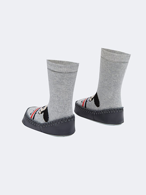 Mickey Mouse Desenli Erkek Bebek Ev ?orab? - Waikiki фото 3