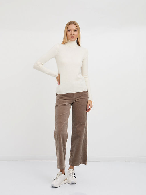 водолазка женская из шерсти с добавлением люрекса - Glenfield фото 2