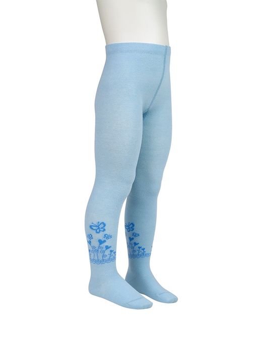 OMSA kids Collant 12Р21-1 с рисунком (бабочки) - Blu Сhiaro