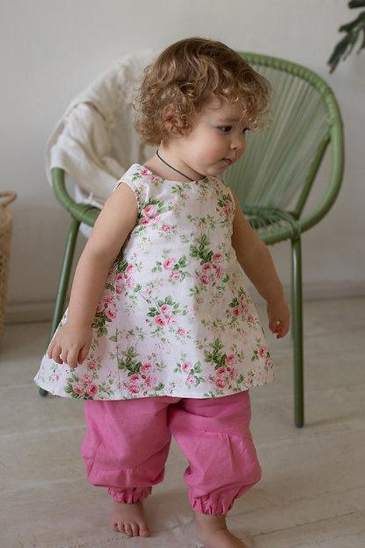 Л 21-7 бриджи для девочки "ELF" розовый