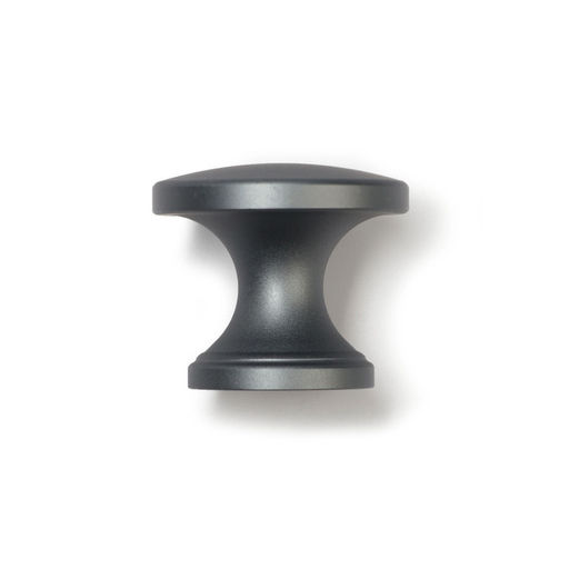 Ручка-кнопка CAPPIO RK148, d=30 мм, цвет графит, 8 шт.