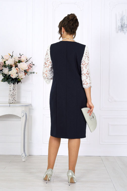 Сарафан Ninele 7443 темно-синий фото 6