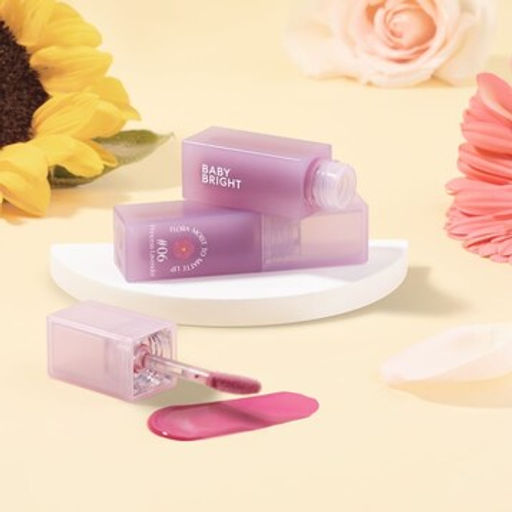 Помада 2 в 1 с Матовой и Глянцевой Текстурами Flora Moist to Matte Lip Благородная Лаванда №06 
BABY BRIGHT
 3 гр  фото 3