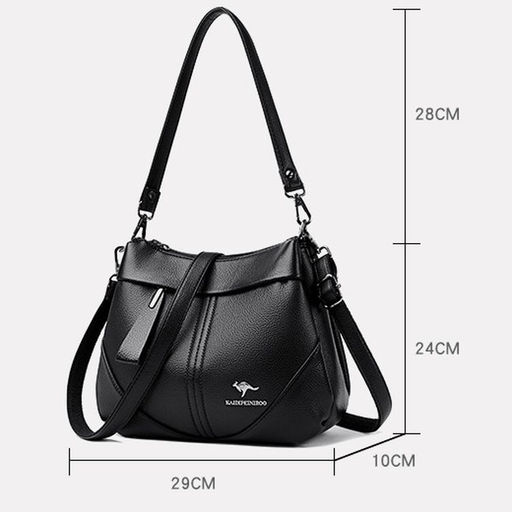 KAIDIFEINIROO Сумка женская с двумя ремнями 8691 фото 6