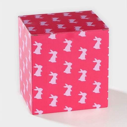 Кружка Доляна Зайка, 380 мл, керамика, белая