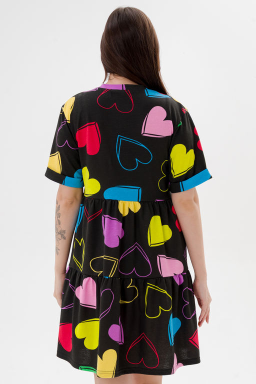 Платье женское из кулирки Бохо солнечное сердце - Амадэль фото 16