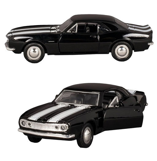 Kinsmart. Модель арт.KT5341W/4 "Chevrolet Camaro Z/28 1967" 1:37 (черная) инерц.