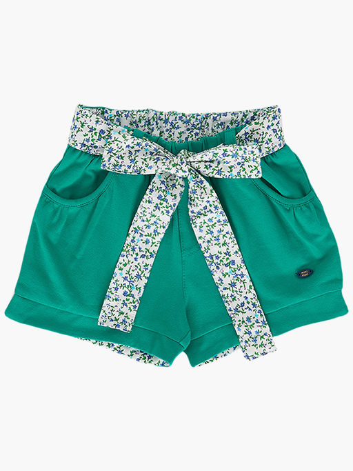 Шорты для девочки с поясом UD 4716 красный - Mini maxi фото 9