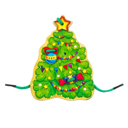 Шнуровка фигурная «Новый год! Ёлочка»