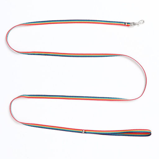 Поводок капроновый Радуга, 1,6 м х 1 см - Пижон фото 3