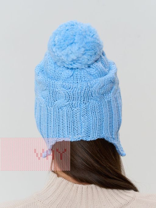 Шапка женская 8322. 05 голубой