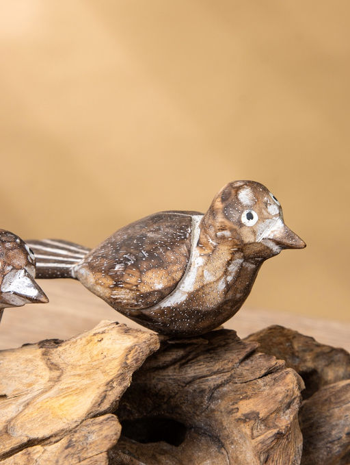 Сувенир интерьерный «Птички на ветке», 35×20×13 см, дерево