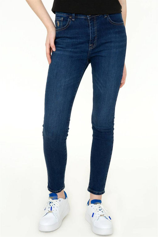 Женские голубые джинсовые брюки Неожиданная скидка в корзине - U.s. polo assn фото 2