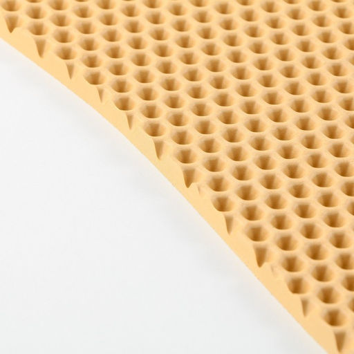 Коврик под миску и лоток Лапка, бежевый, 33,3х42,5 см - Пушистое счастье фото 7